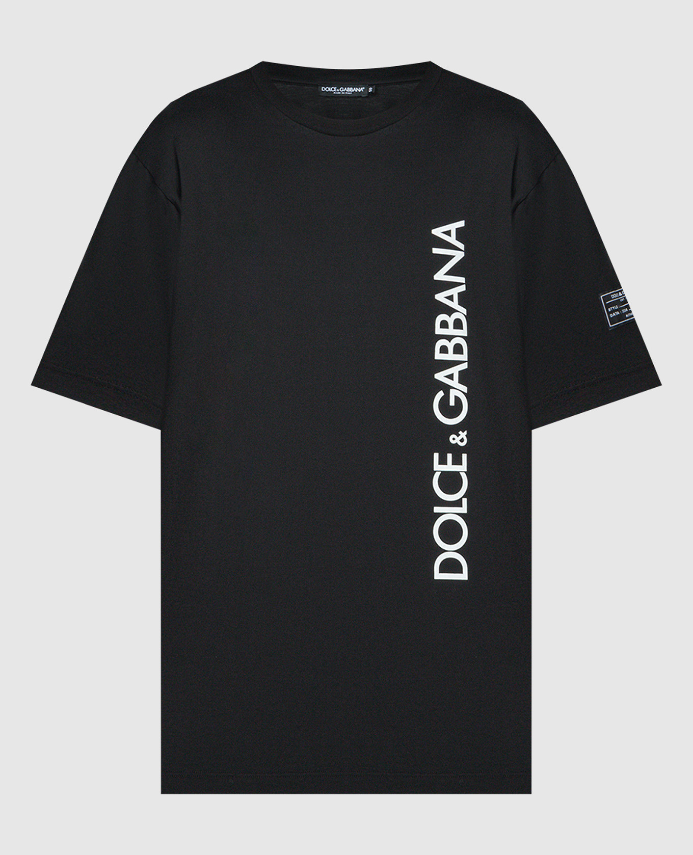 Black t-shirt with a print dolce&gabbana