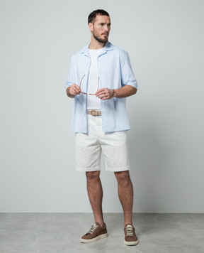 Brunello Cucinelli Blue straight cut shirt MM6340615