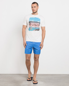 Vilebrequin Mahina Blue Swim Shorts MAHH0I00