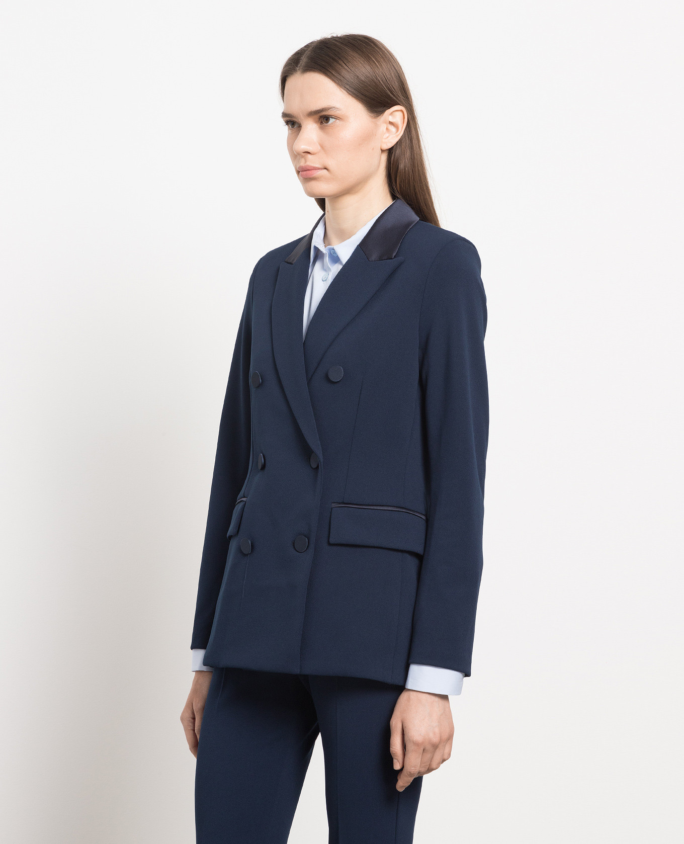 

Blue double-breasted jacket Vicolo