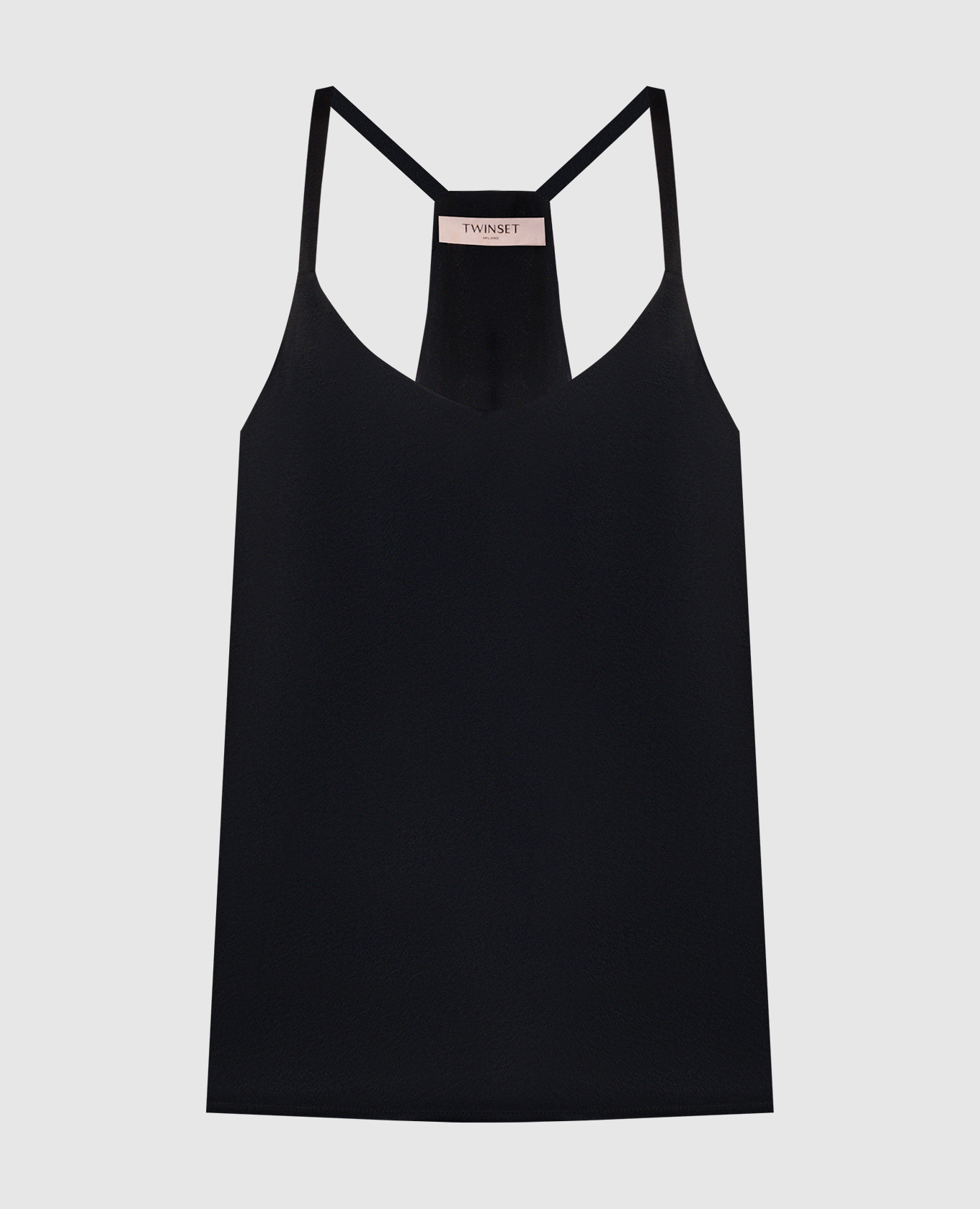 

Black top with logo Twinset