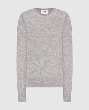 Solotre Gray melange cashmere jumper M3R0153R