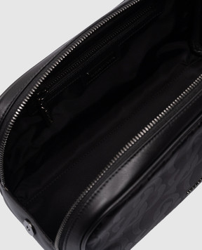 Stefano Ricci Black toilet bag with logo PP420G9UNRVHDK