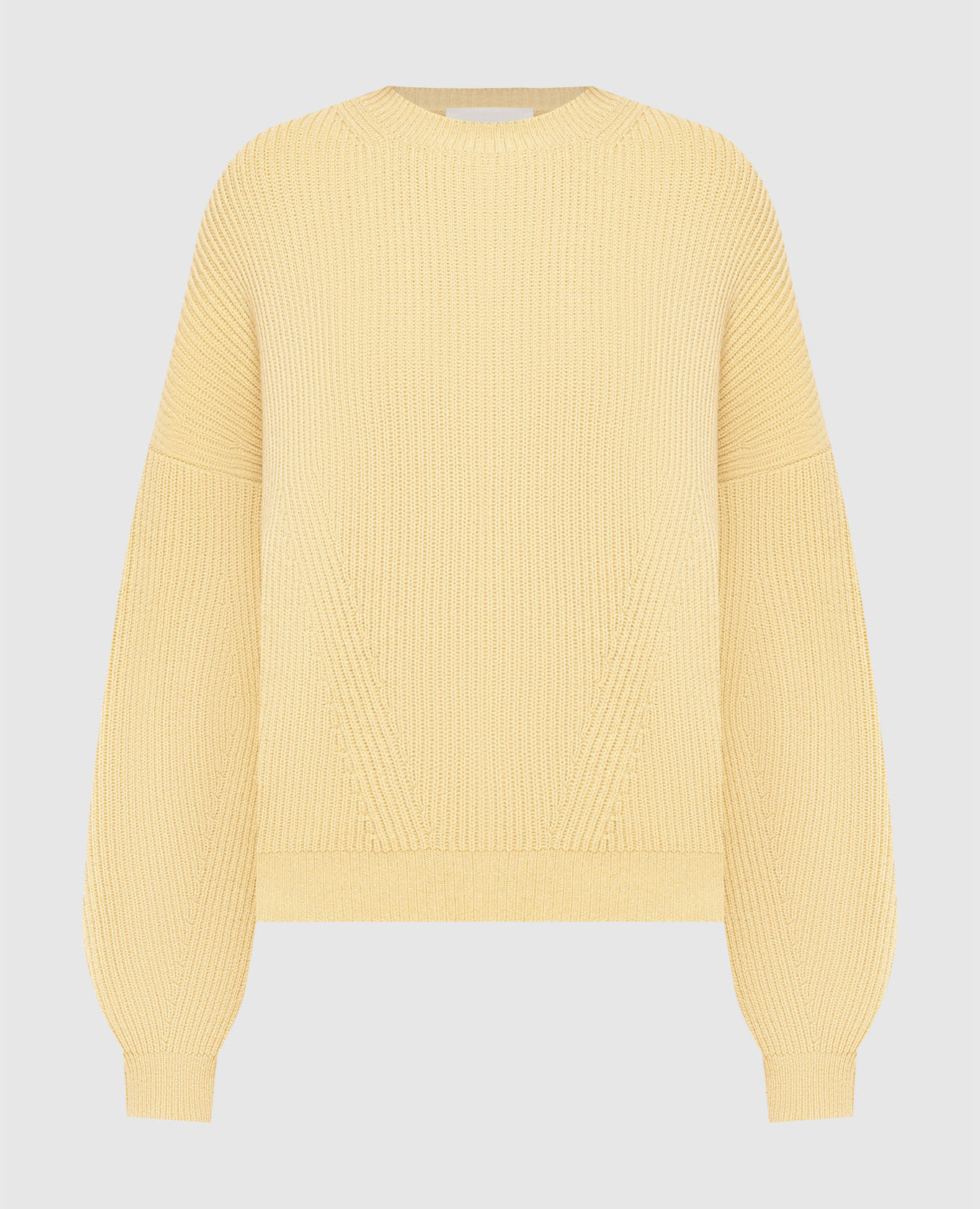 

Yellow cashmere sweater Solotre