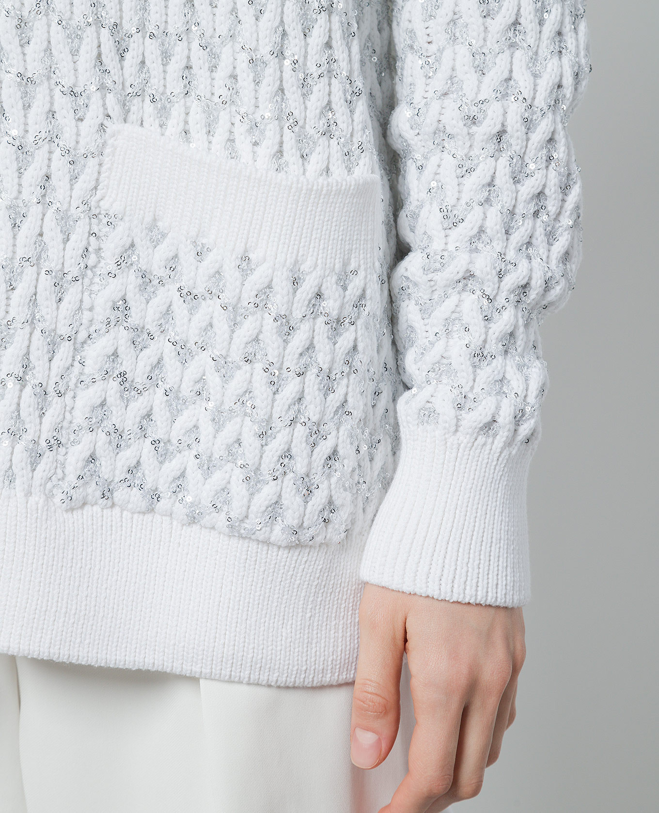

White cardigan with sequins Missoni