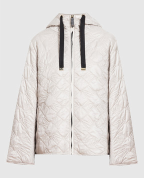 Max Mara Beige quilted jacket EMMA