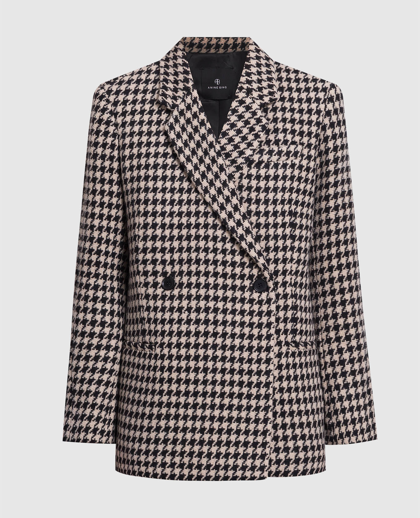 

Kaia brown double-breasted jacket Anine Bing, Коричневый