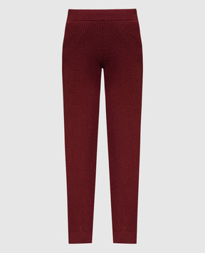 Ballantyne Burgundy woolen joggers B1T0427W114