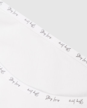 Story Loris Children's white briefs with logo 3632756