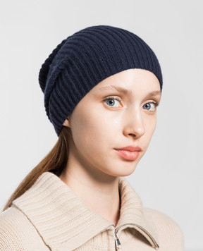 Allude Blue cashmere hat 23511244