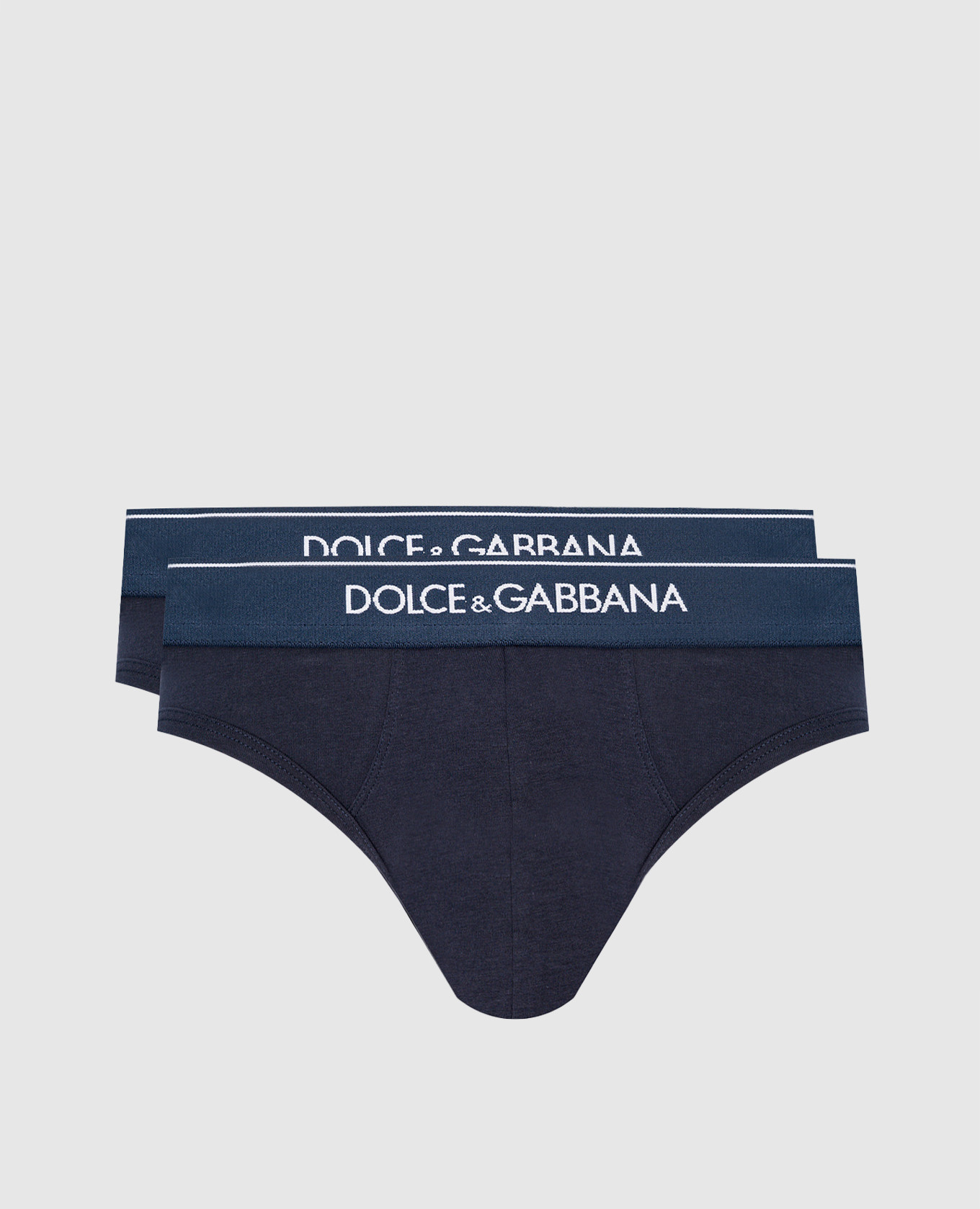 

Set of blue briefs with logo Dolce&Gabbana, Синий