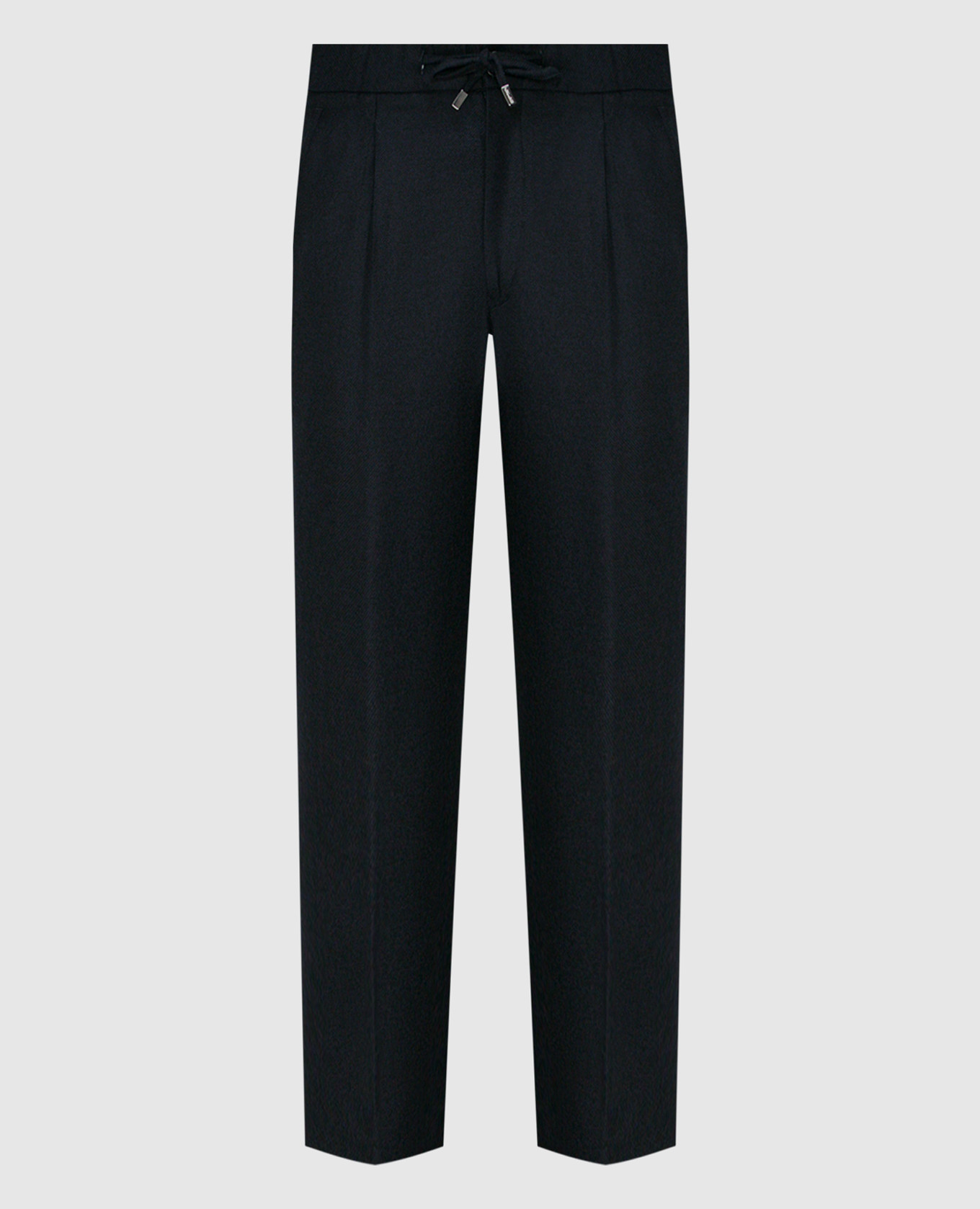 

Blue wool and cashmere trousers Enrico Mandelli