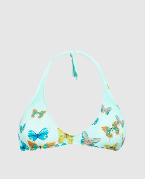 Vilebrequin Blue bodice from Like swimsuit in a print LIKC3H30