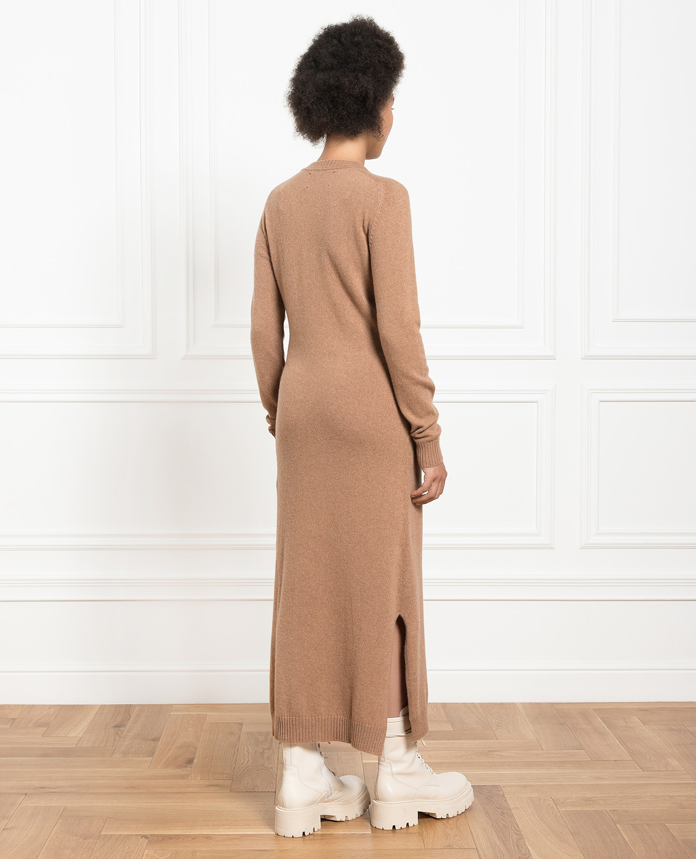 

Brown cashmere dress Babe Pay Pls