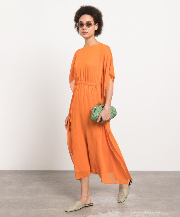 max orange dress Max Alexander's Unique Dress from Paris Fashion Week