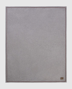 Somma Gray Portofino cashmere plaid PORTOFINOTHROW
