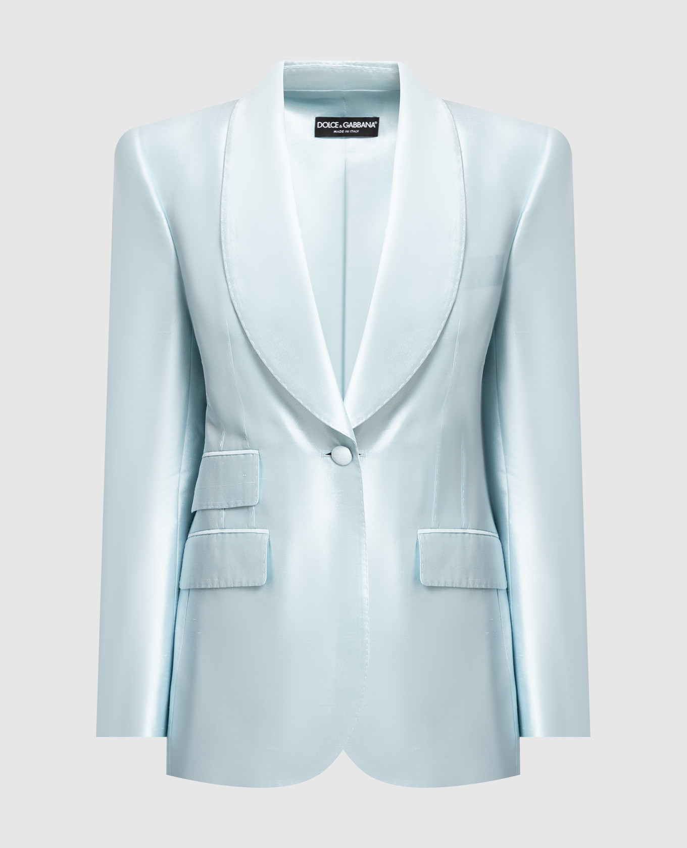 

Blue silk jacket Dolce&Gabbana, Light blue