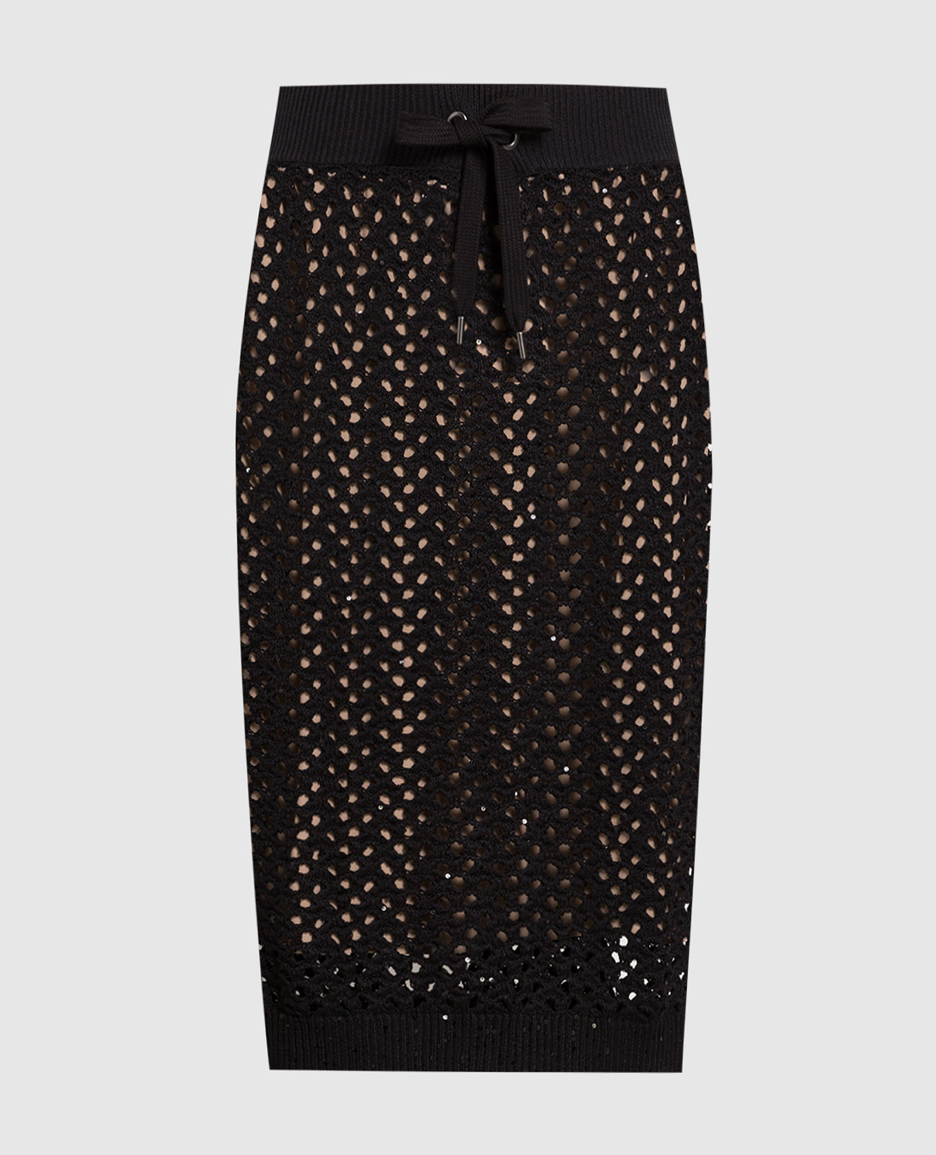 

Black skirt with sequins Brunello Cucinelli
