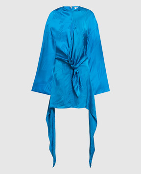 The Attico Louie blue mini dress 237WCA206V053