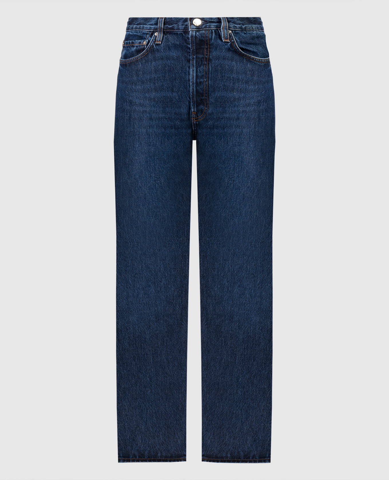 

Blue classic jeans with logo patch Toteme