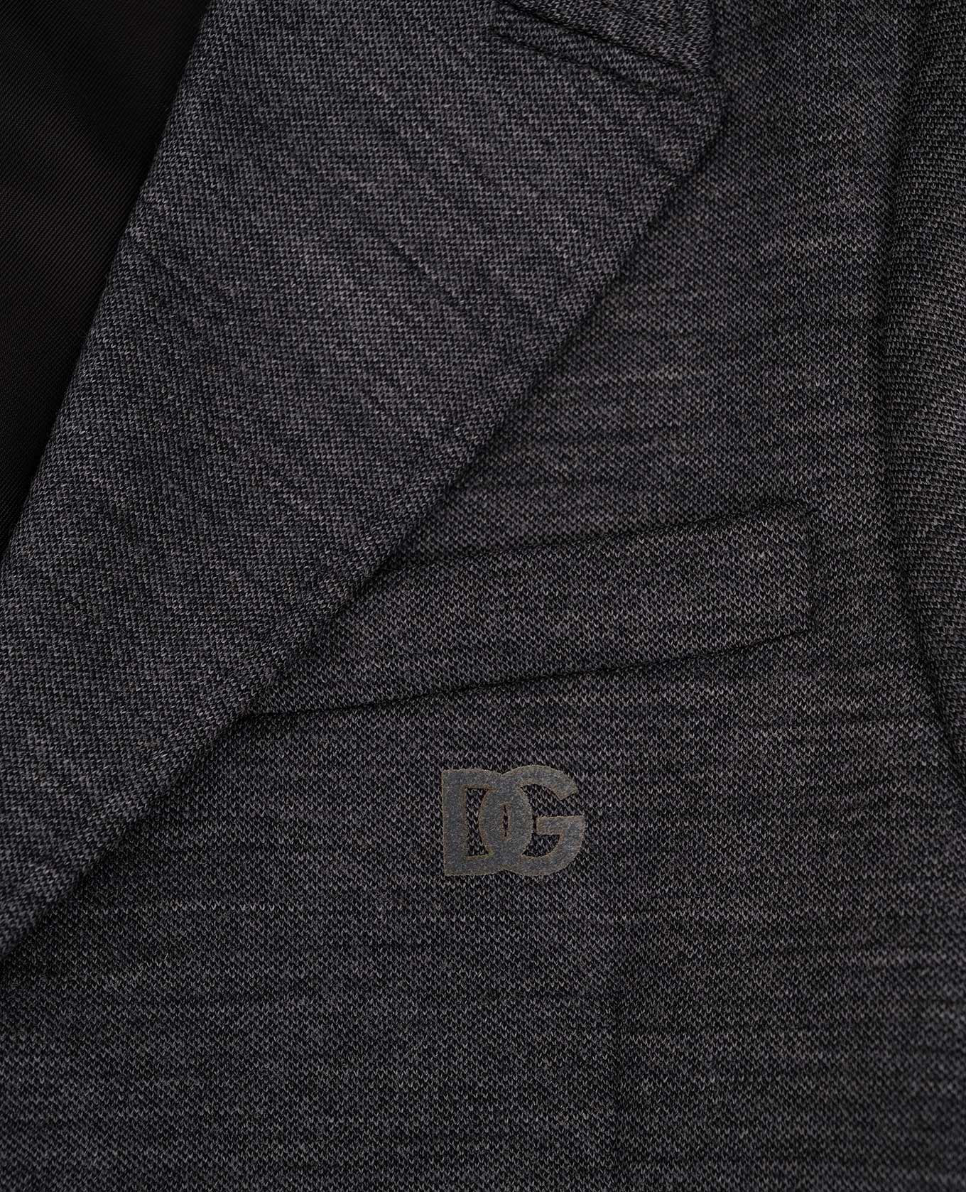 

Children's gray jacket with a logo Dolce&Gabbana, Grey