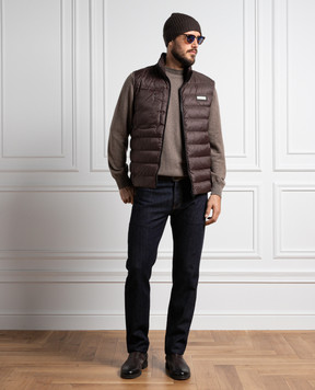 Cashmere&Whiskey Brown cashmere jumper 352N