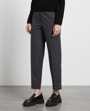 Brunello Cucinelli Charcoal monili trousers M0W07P6572