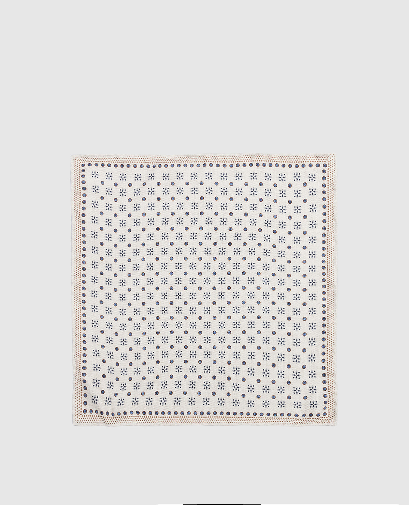 

Patterned reversible silk scarf Brunello Cucinelli, Grey