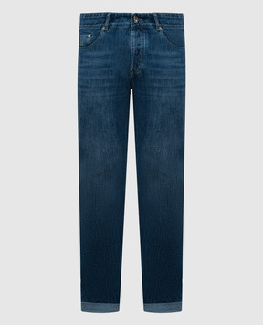 Brunello Cucinelli Blue jeans with a distressed effect M0Z37D3210