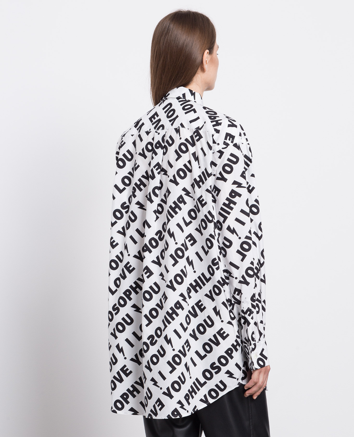 I Love Philosophy white blouse Philosophy di Lorenzo Serafini 4