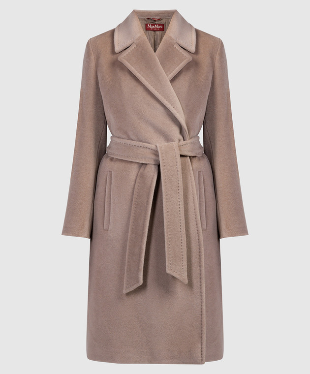 Max Mara - Asti brown double-breasted wool coat ASTI - shop