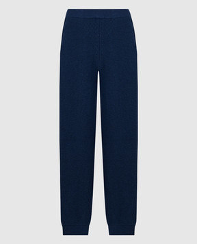 Ballantyne Blue wool joggers B1T0427W114
