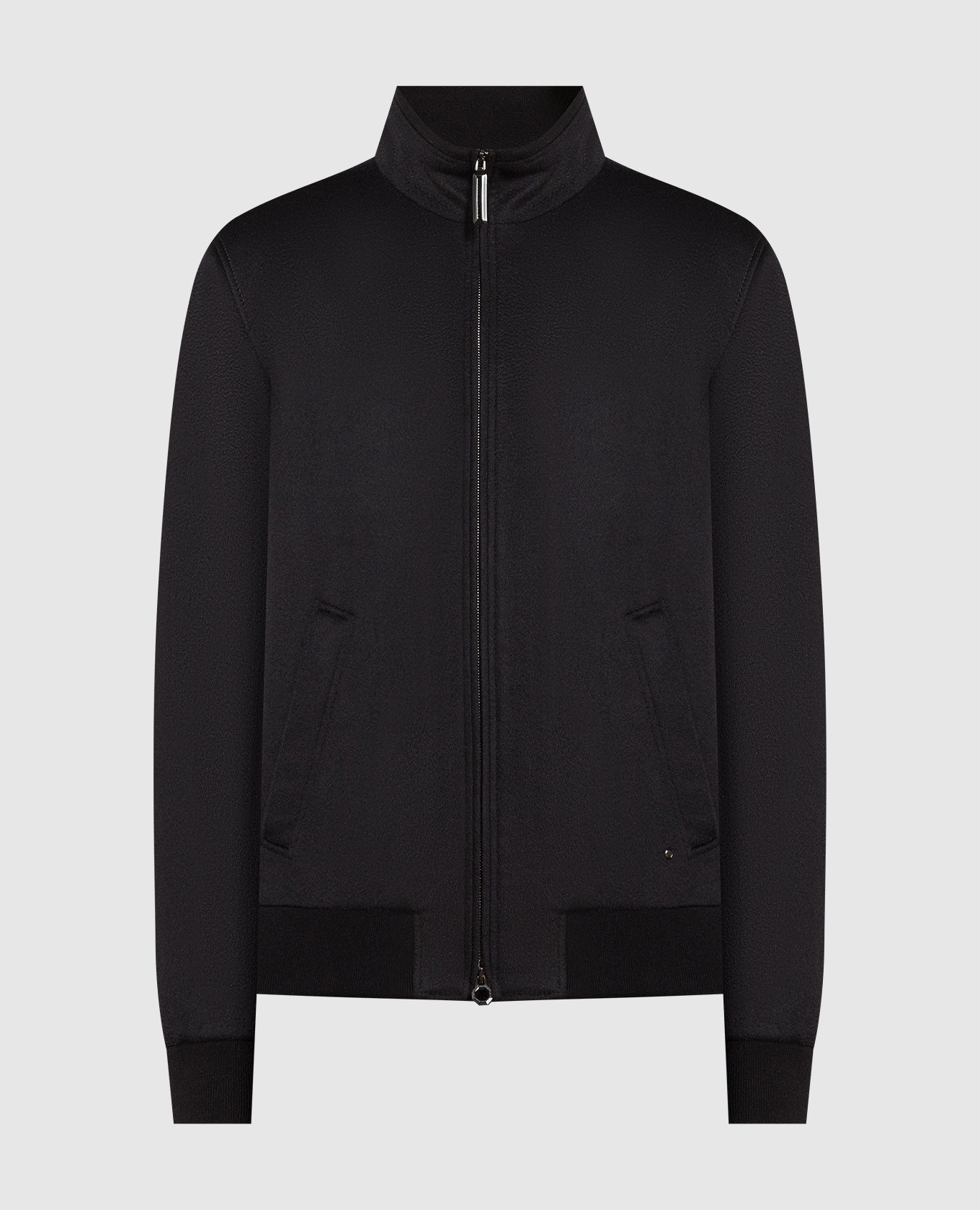 

Black cashmere jacket Stefano Ricci, Черный