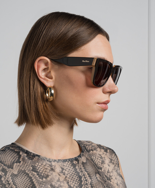 Max Mara - GLIMPSE Brown Logo Sunglasses GLIMPSE2 - shop  display picture 3