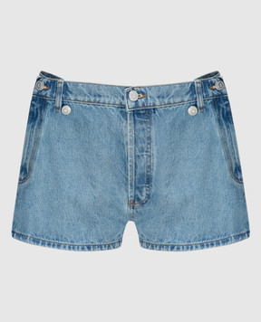 Coperni Pantalones cortos de denim azul COPP71202