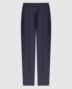 Marina Rinaldi Blue striped pants REGIO