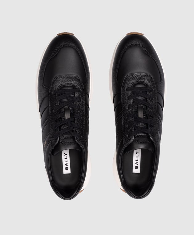 スニーカー Bally Black Leather Darsyl Sneakers Darsyl - Sneaker