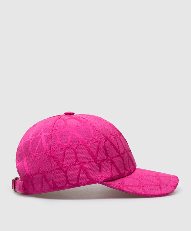 Valentino - Pink cap with VLogo pattern 4W2HDA24KHB - shop  display picture 1