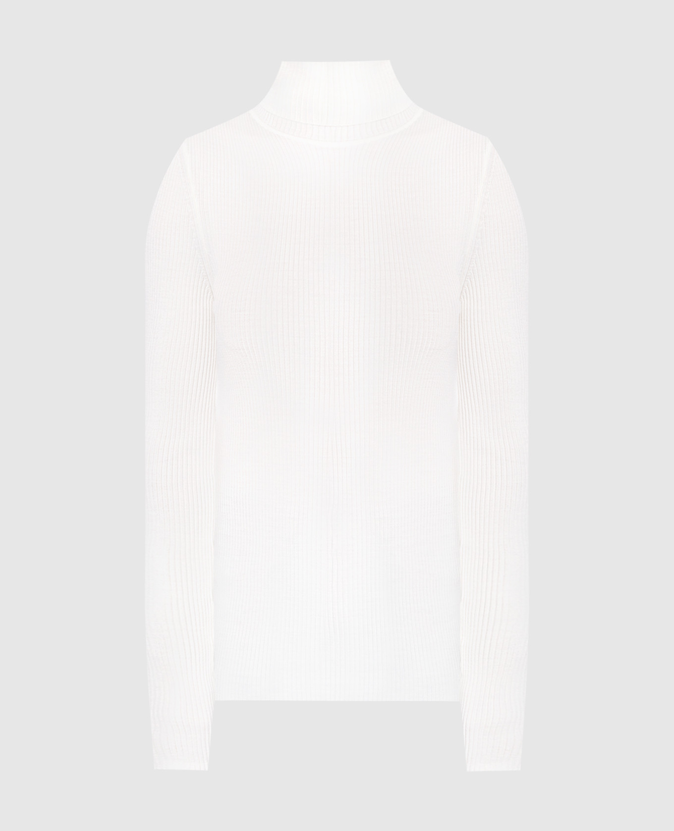 

White turtleneck in wool Wolford, Beige
