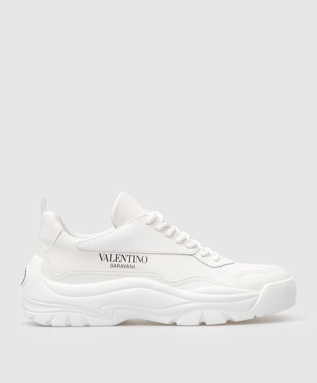 Valentino - Gumboy White Leather Sneakers XW2S0K55AEQ - kup