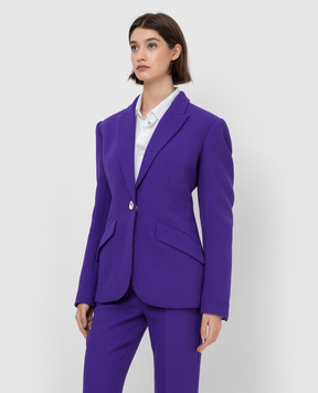 David Koma Purple wool jacket R22DK16J