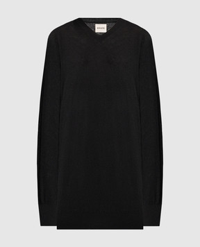 Khaite Marano black cashmere pullover 9296628K628
