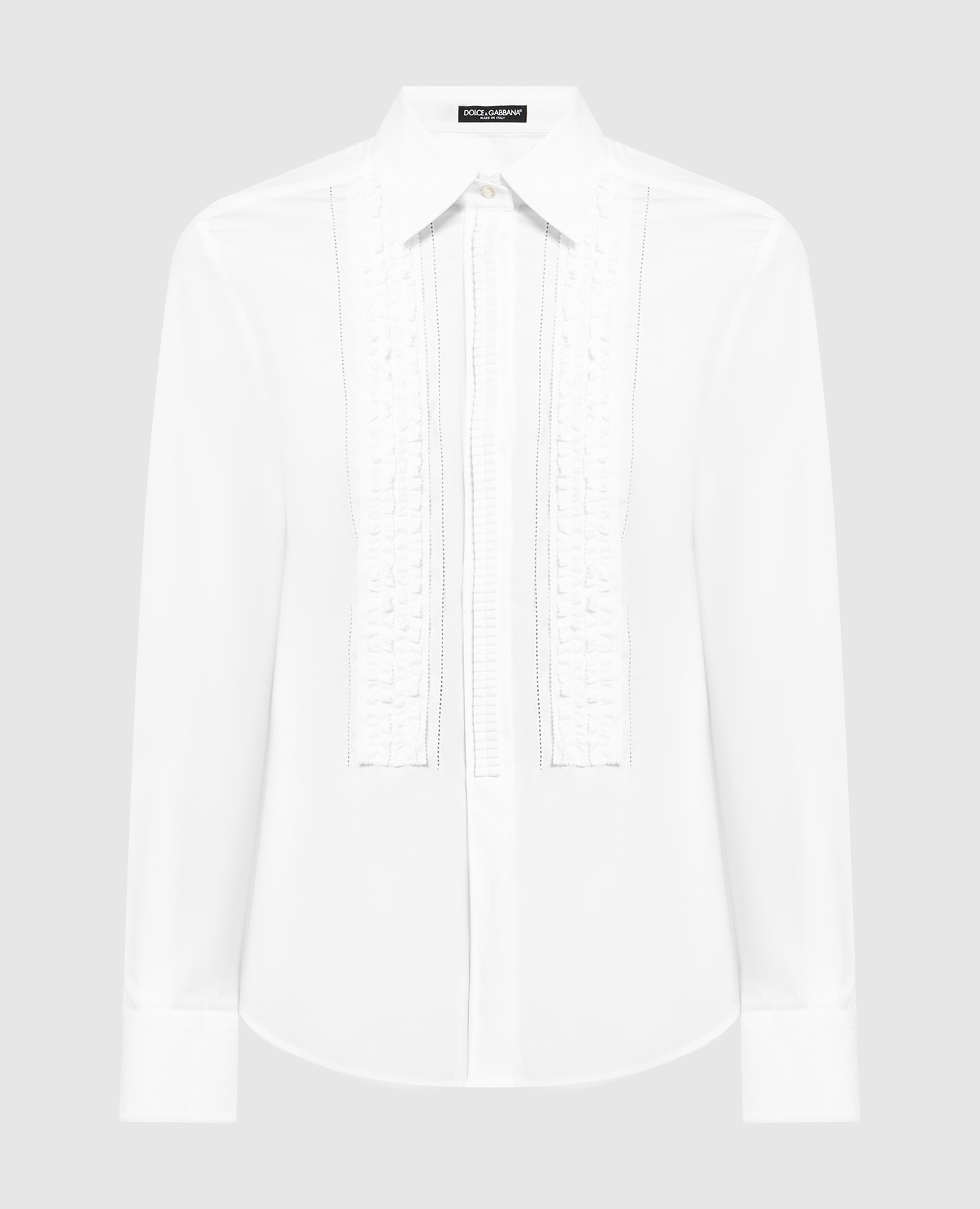 

White blouse with ruffles Dolce&Gabbana