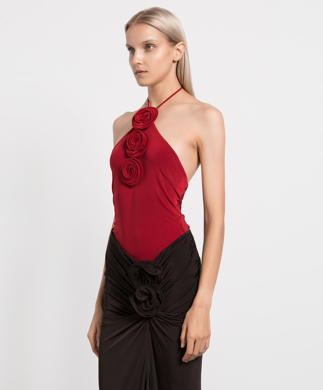 スカート MAGDA BUTRYM Women Mid Skirts 442525 RED Rose mini skirt Magda Butrym Rosso | Grifo210