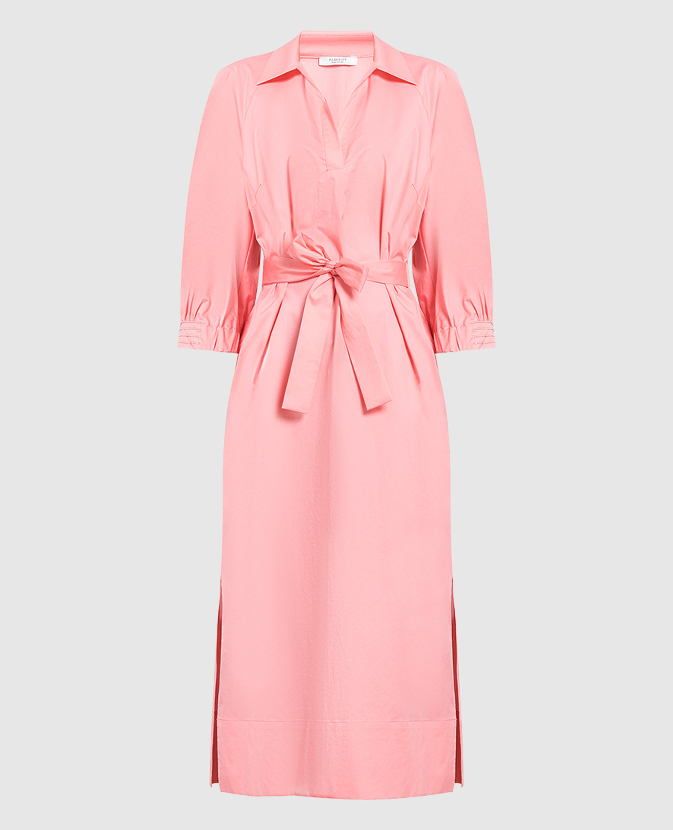 

Pink midi dress with monil chain Peserico