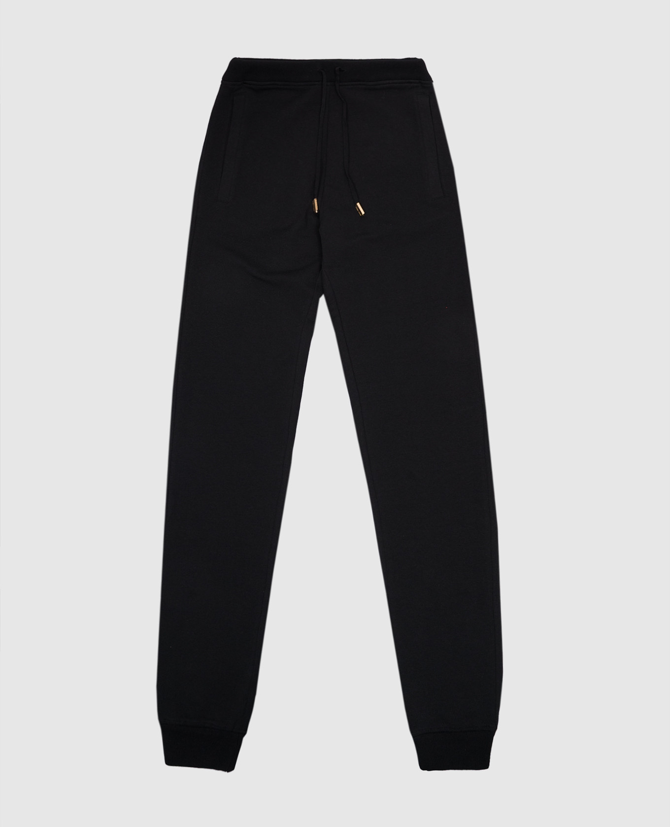 

Children's black joggers with a logo Stefano Ricci, Черный
