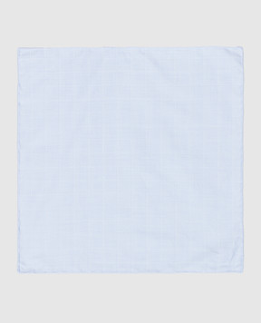 Stefano Ricci Children's blue plaid pasha YFZ25COLJ1701