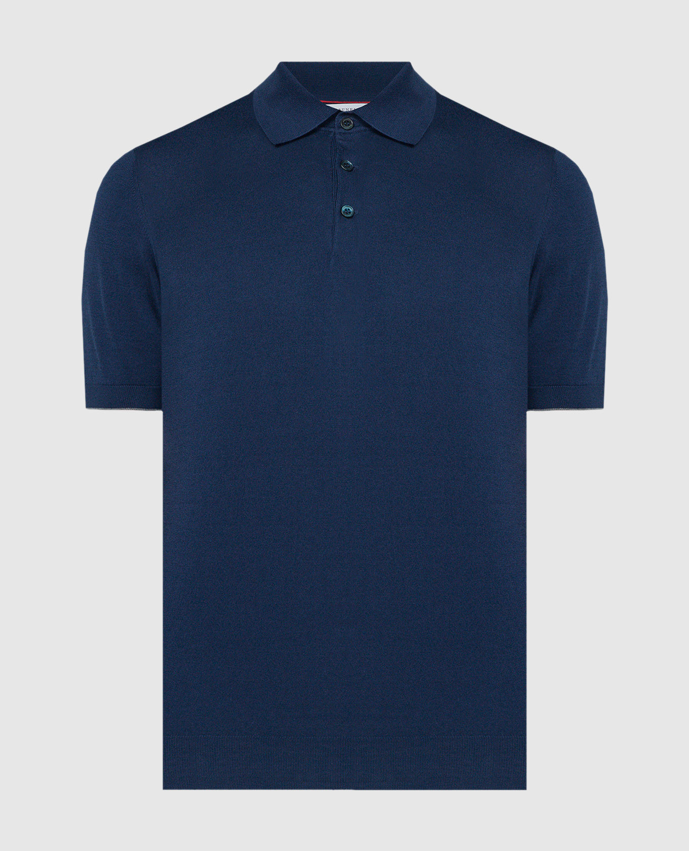 

Blue polo Brunello Cucinelli, Синий