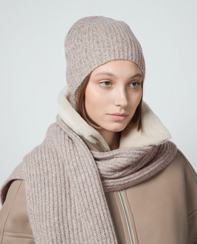 JOSEPH Gray cashmere hat JF008217