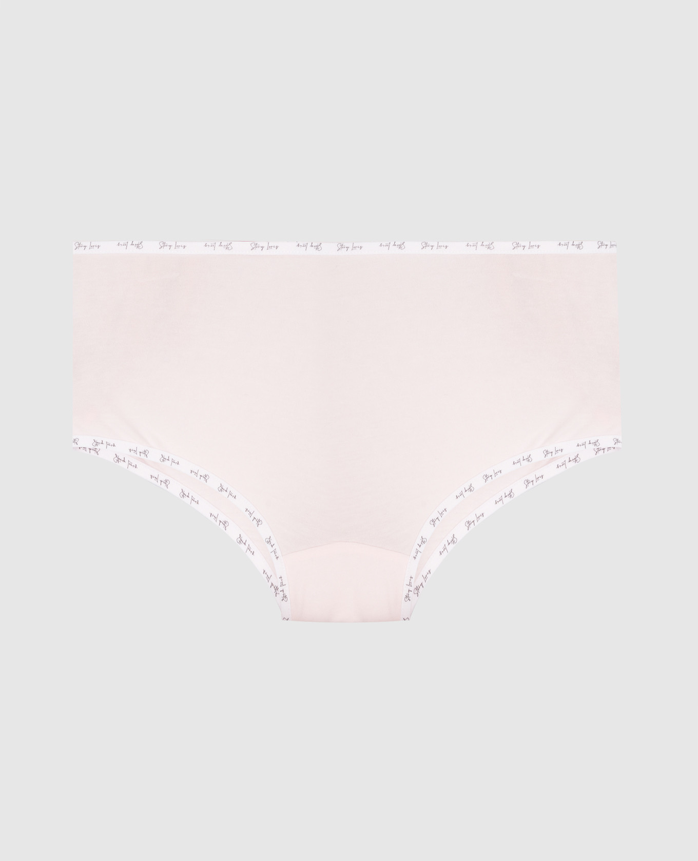 Baby pink panties with logo